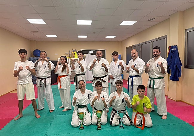 Más Oyama, en el Polideportivo de la Balaguera, su nuevo sitio de entrenamiento.