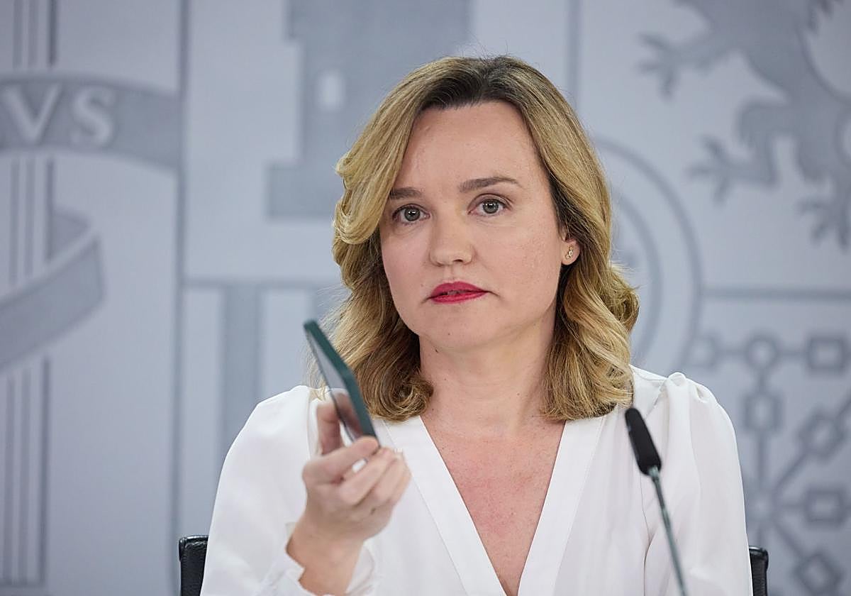 La ministra de Educación, Formación Profesional y Deportes y Portavoz del Gobierno, Pilar Alegría