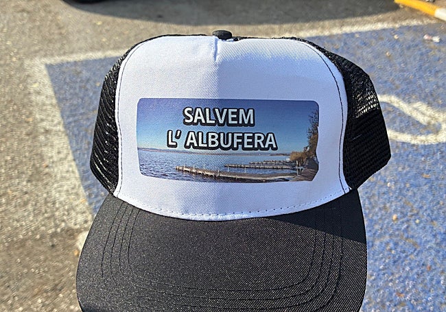 Gorra en apoyo a la Albufera de Pedro Puchades.