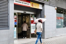 Una oficina del SEPE en una imagen de archivo.