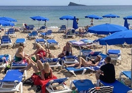 Playa de Benidorm.