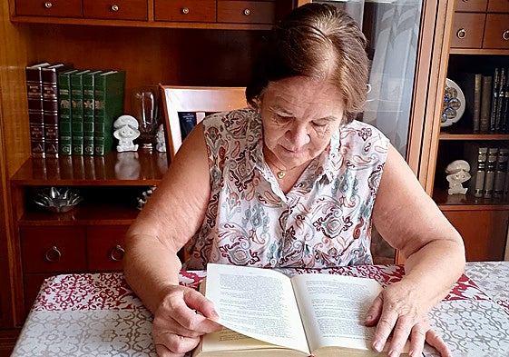 La lectora María Rosario.