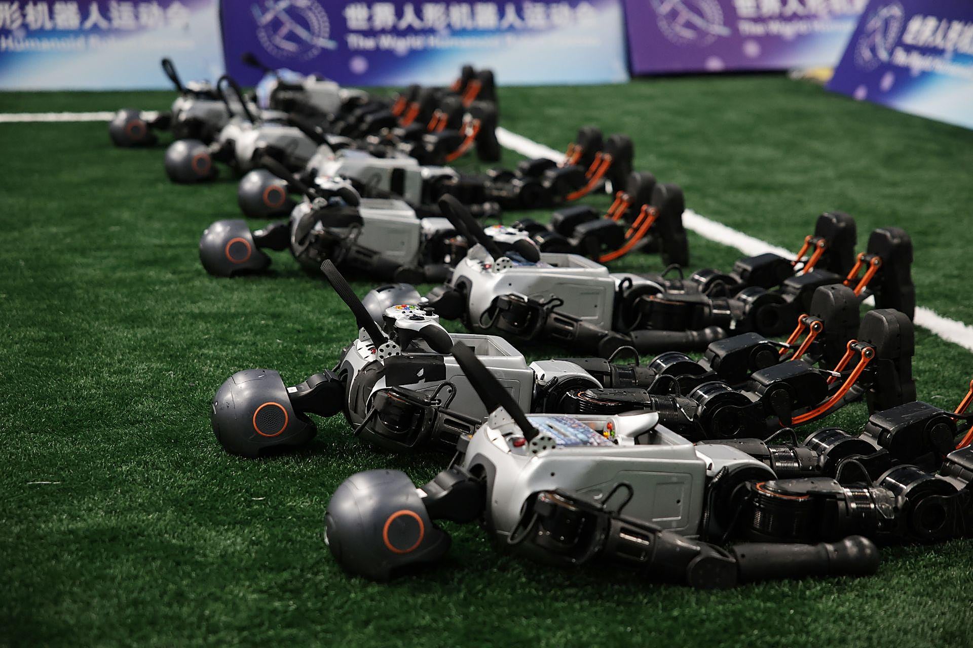 Celebración de las primeras Olimpiadas de robots en Pekín