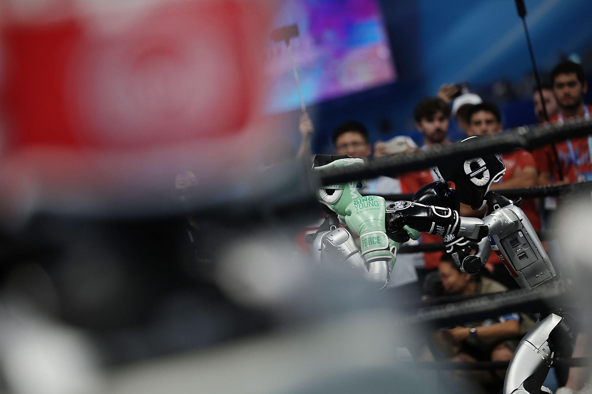 Celebración de las primeras Olimpiadas de robots en Pekín