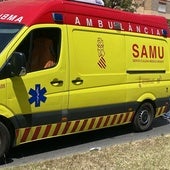 Una ambulancia del Servicio de Ayuda Médica Urgente (SAMU).