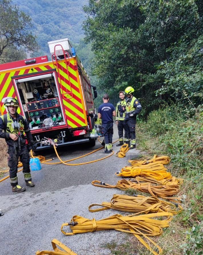 Los bomberos de Valencia parten hacia León para apagar los incendios forestales