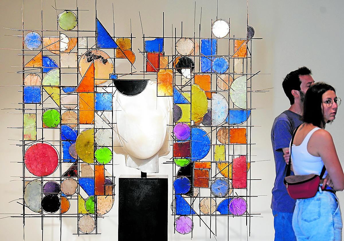 Una de las obras que se exhiben en el Centro de Arte Hortensia Herrero de Valencia.