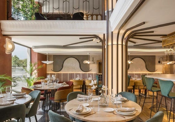 Uno de los espacios del restaurante valenciano nominado al premio de interiorismo.