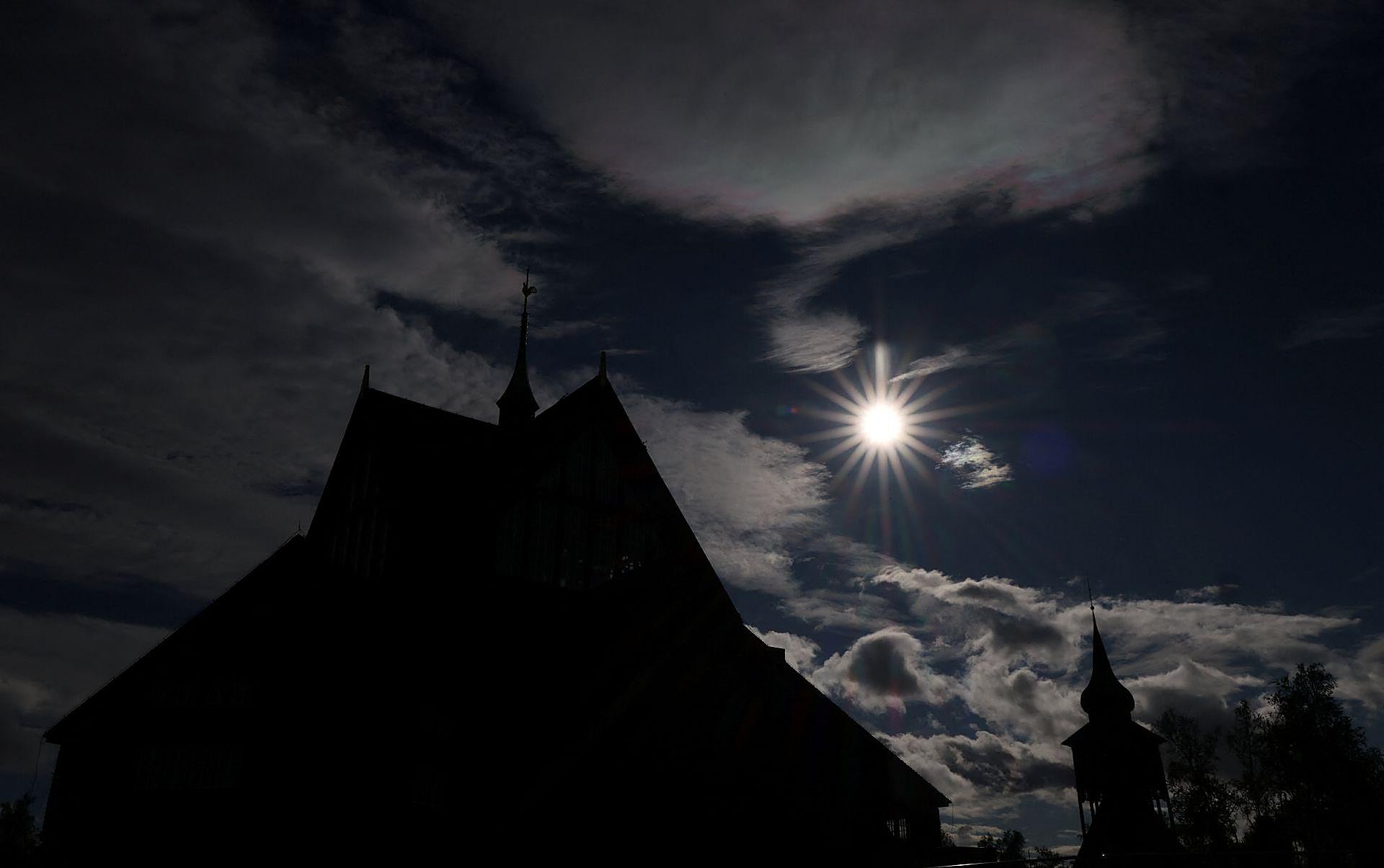 Traslado de la Iglesia de Kiruna, en Suecia