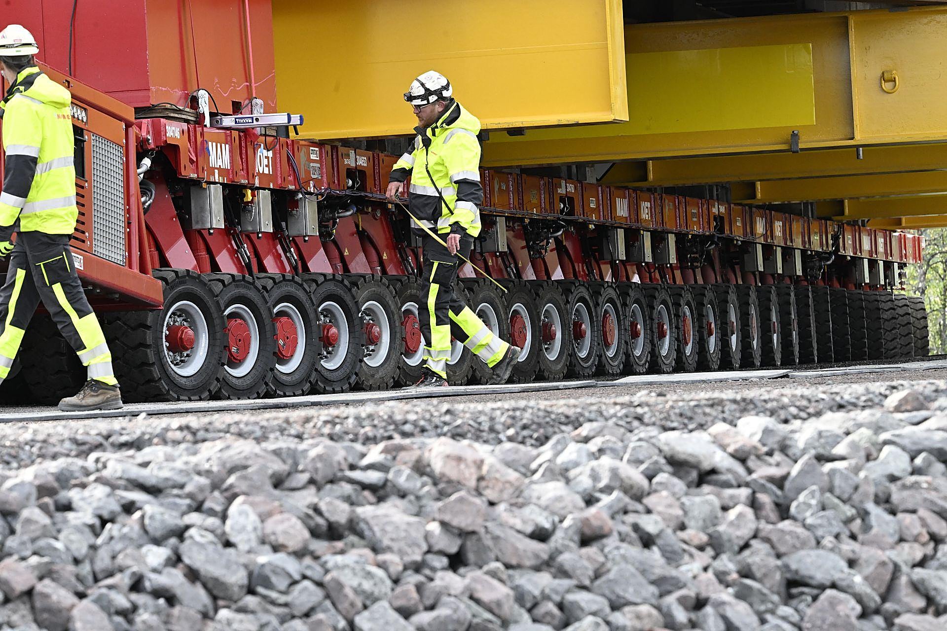 Traslado de la Iglesia de Kiruna, en Suecia