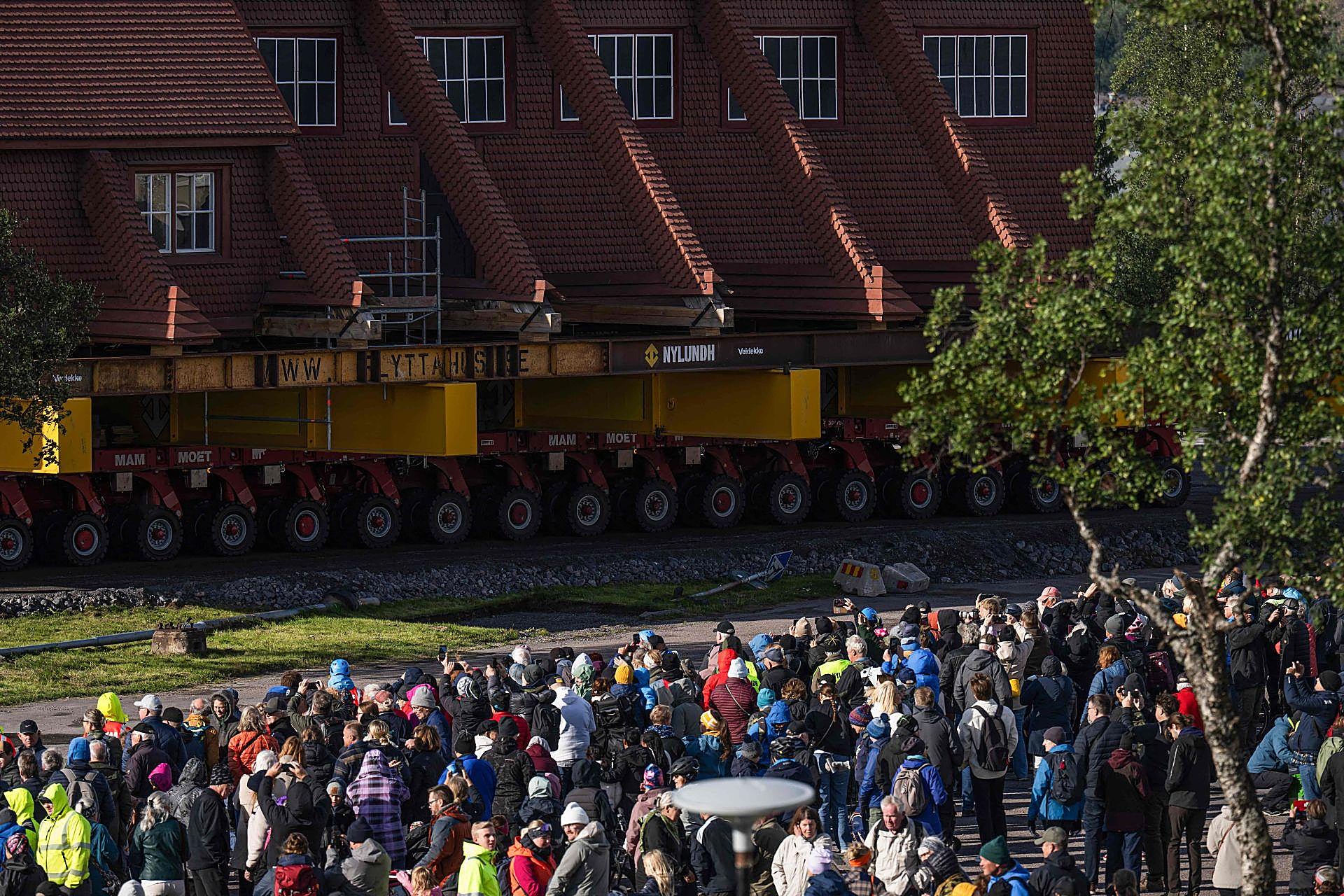 Traslado de la Iglesia de Kiruna, en Suecia