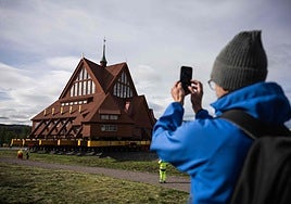 Traslado de una Iglesia de Suecia de más de 100 años