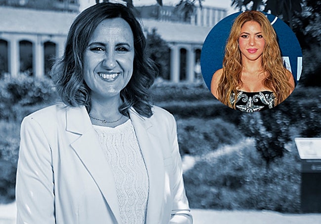 La alcaldesa de Valencia, María José Catalá, y la cantante colombiana Shakira