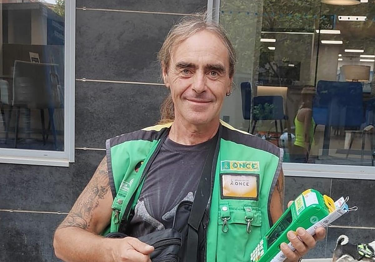 Antonio Mayor, vendedor de la ONCE que ha repartido la suerte.