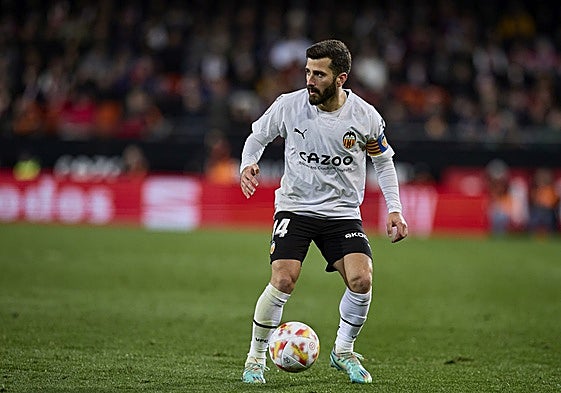 José Gayà, durante un partido de LaLiga.