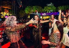 Mario Vaquerizo, en el Starlite ante Paula Echevarría.