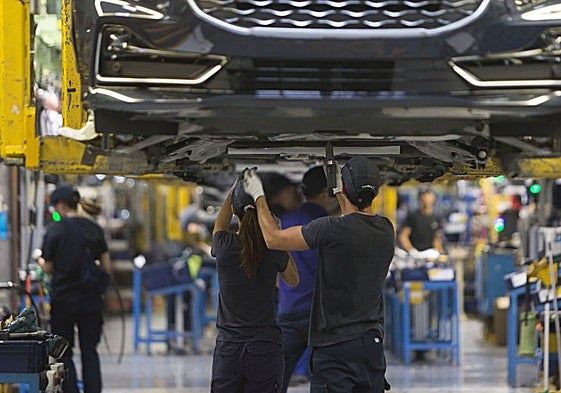 Trabajadores de Ford Almussafes.