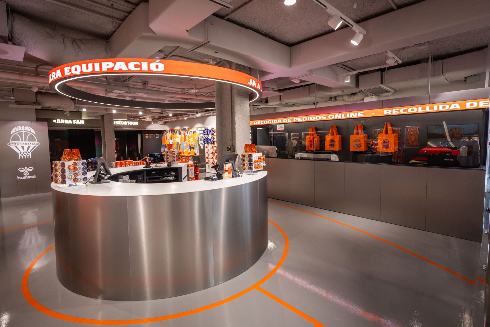 El Valencia Basket estrena nueva tienda en el Roig Arena