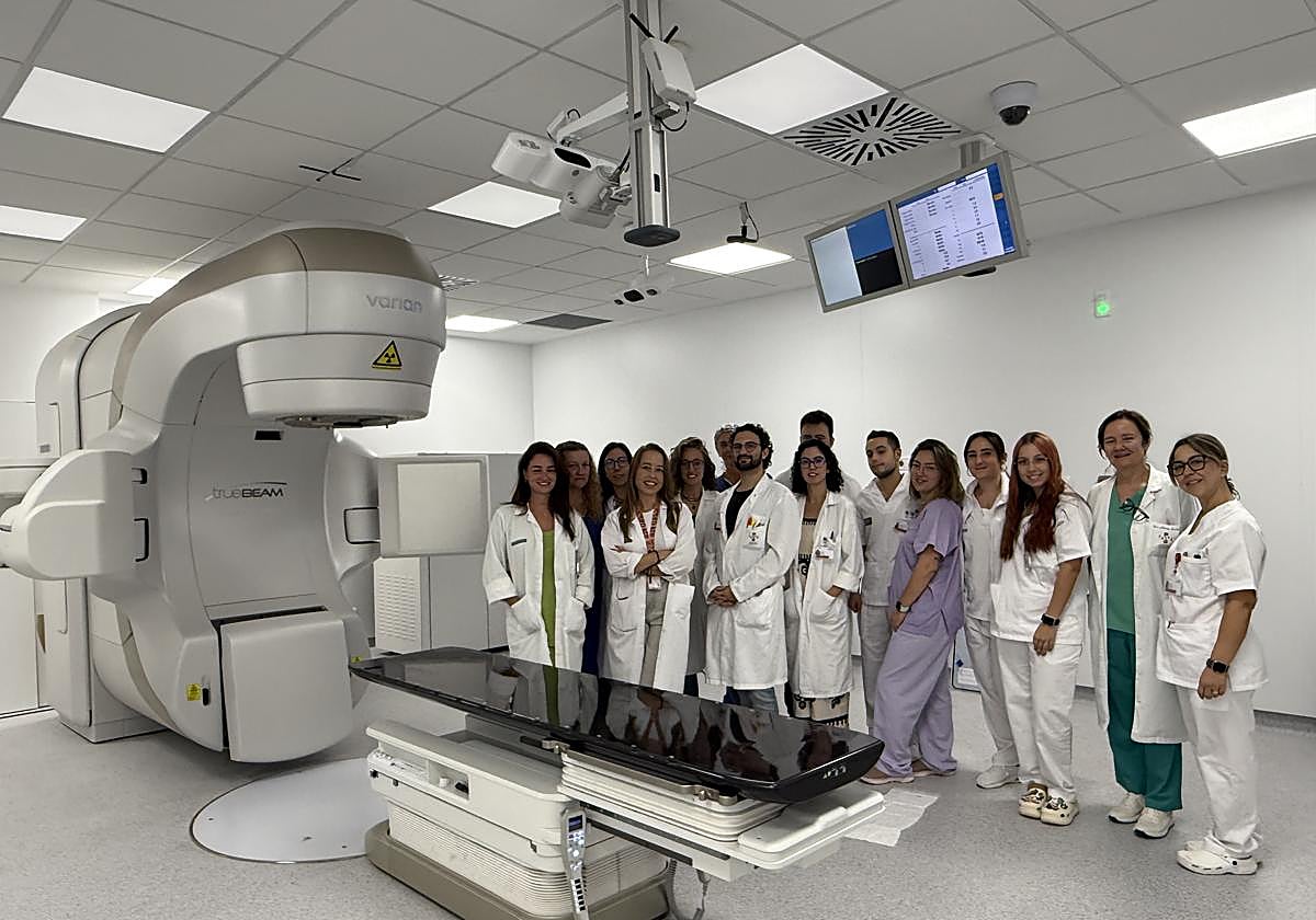 Equipo de radiocirugía.