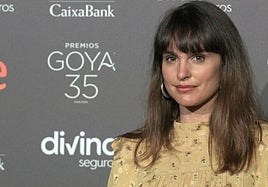 Verónica Echegui durante la lectura de los Premios Goya en 2021.