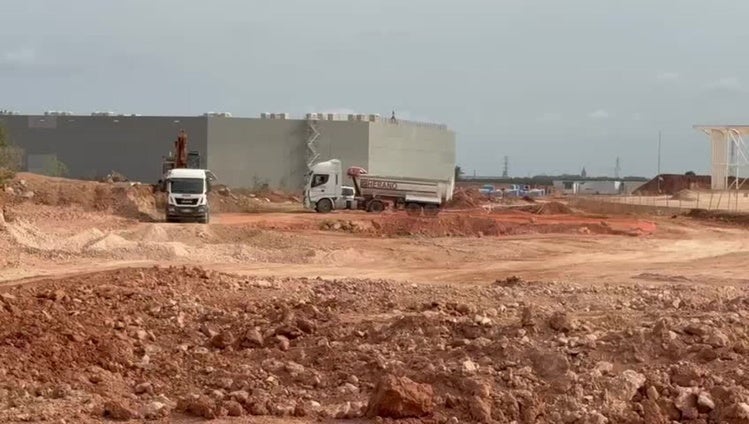 Así avanzan las obras de la instalación de Edwards Lifescience en Moncada