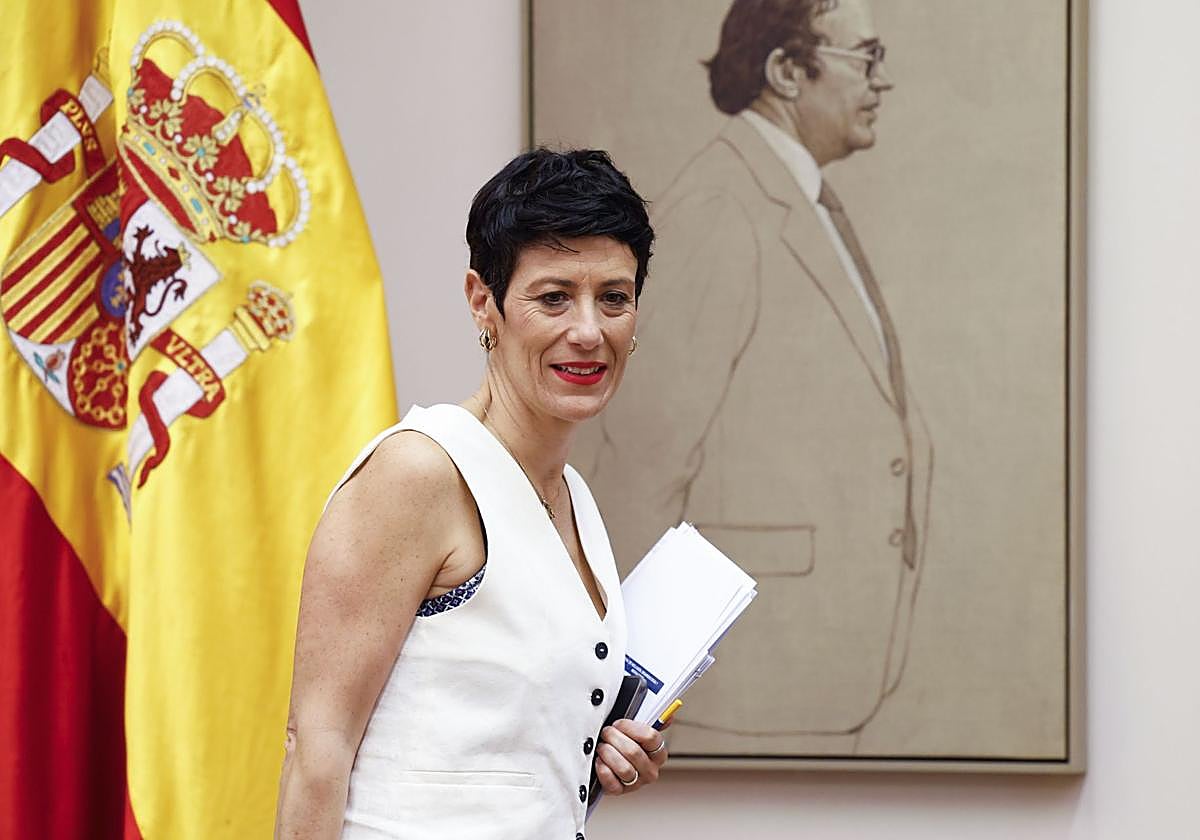 La ministra de Inclusión, Seguridad Social y Migraciones, Elma Saiz