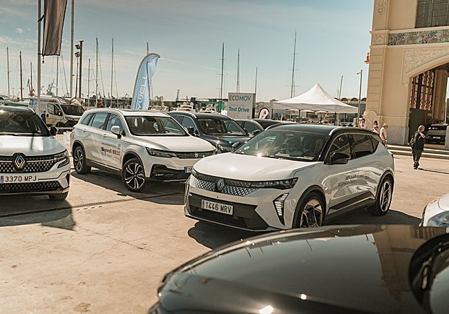 La zona de ‘test-drives’, siempre con mucha actividad.