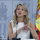 La vicepresidenta segunda y Ministra de Trabajo y Economía Social, Yolanda Díaz.