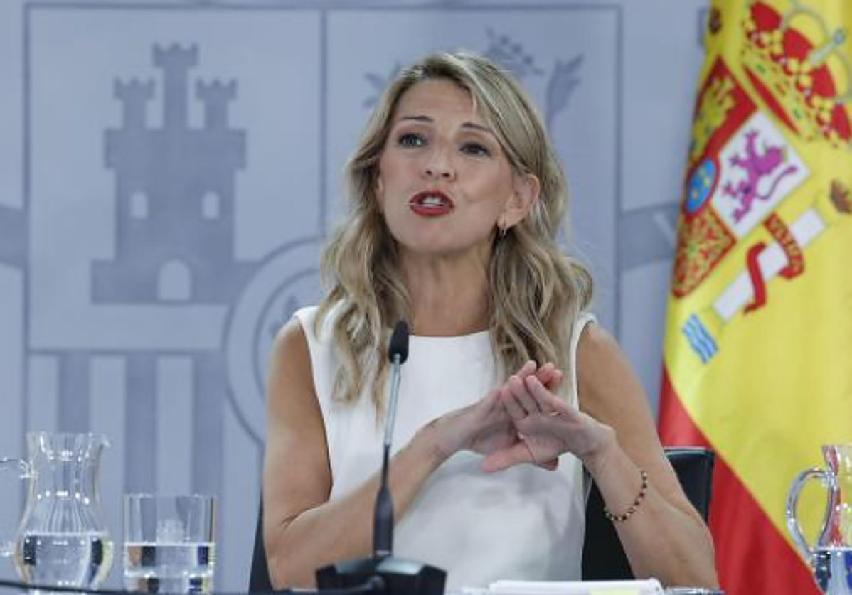 La vicepresidenta segunda y Ministra de Trabajo y Economía Social, Yolanda Díaz.