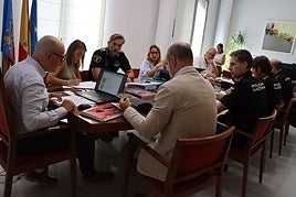 Reunión de la junta de seguridad en Alaquàs.