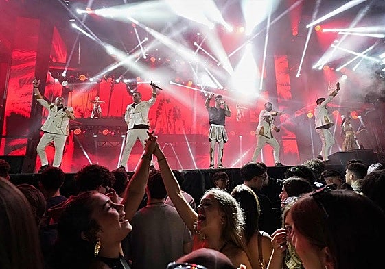 La Orquesta Panorama durante una actuación.