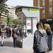 Un kiosco de la ONCE en una imagen de archivo.