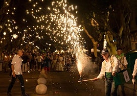 La pólvora es protagonista durante todo el recorrido.