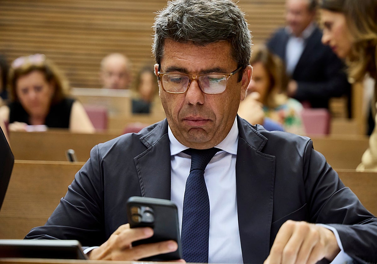 El president de la Generalitat, Carlos Mazón.