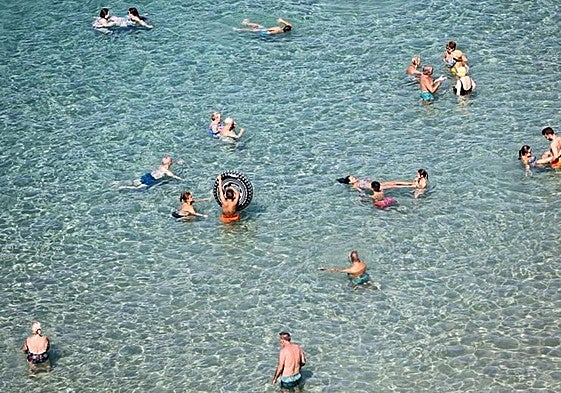 Playa de Levante, en Benidorm.