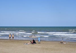 Playa de Port Saplaya, en Alboraya..