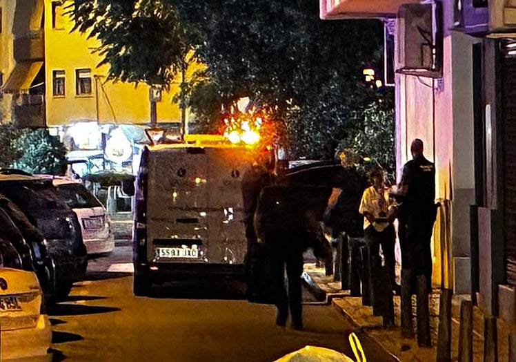 Varios de los agentes que intervinieron en el suceso.