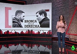 Ana Cuesta, durante un informativo, en una imagen de archivo.