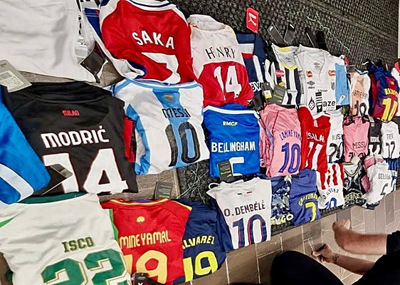 Parte del material incautado.