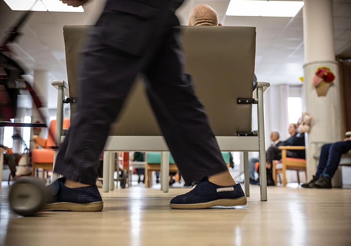 Personas mayores en una residencia.