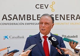 El presidente de los empresarios valencianos, Salvador Navarro.