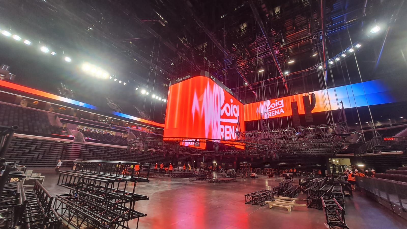 Así se preparara el Roig Arena para su inauguración el sábado