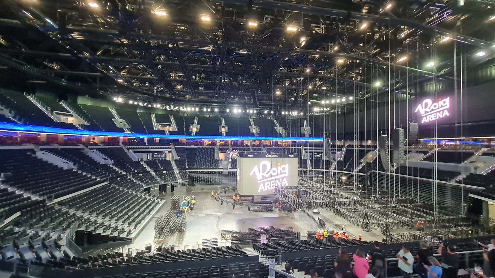 Así se preparara el Roig Arena para su inauguración el sábado