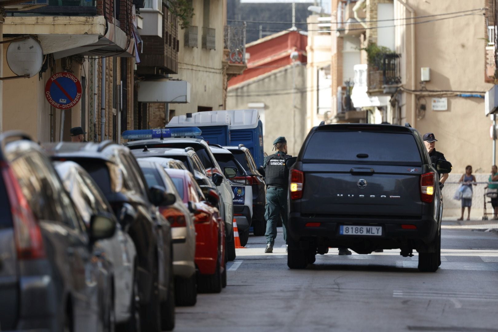 Tiroteo en una calle de Alfafar