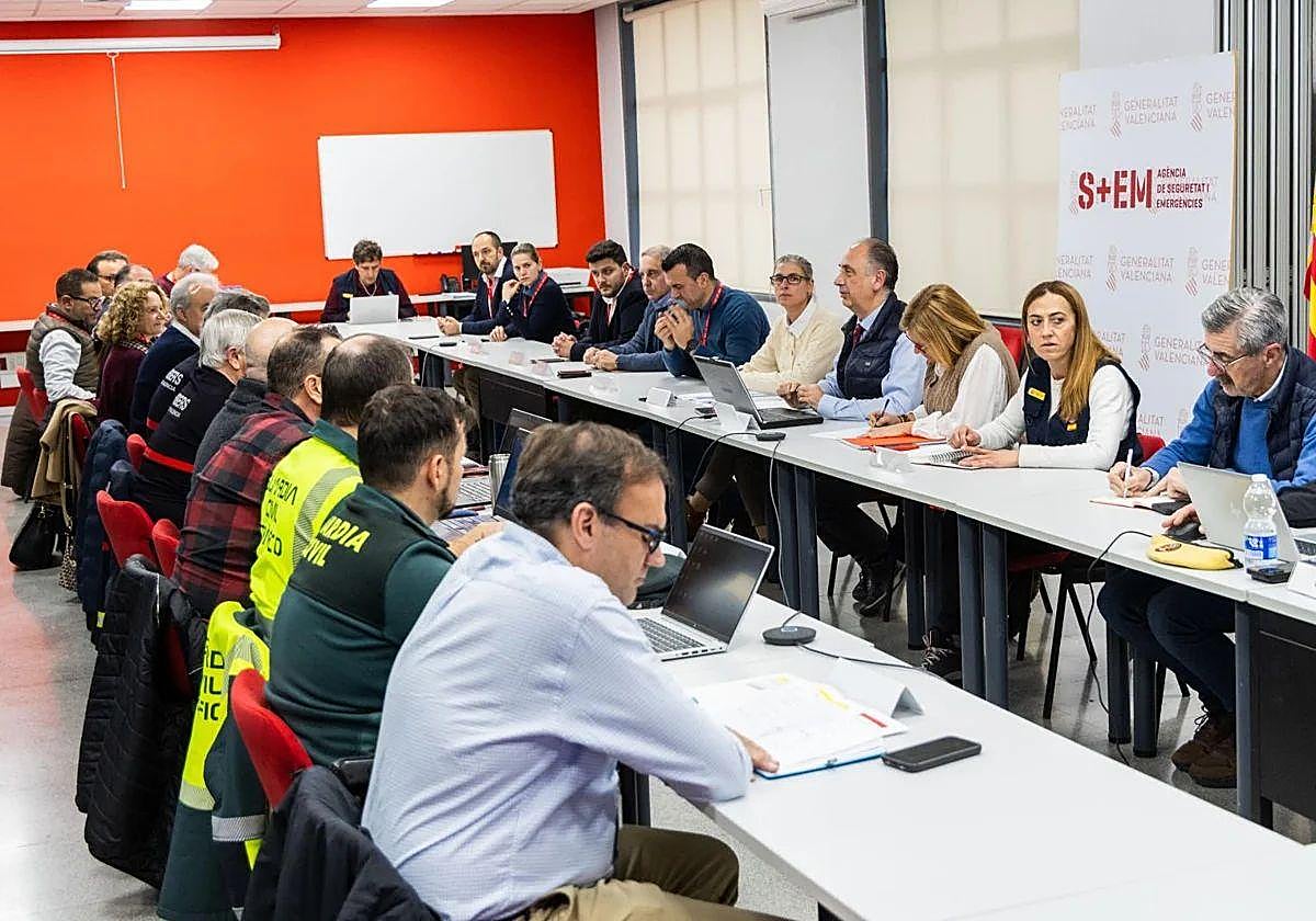 Uno de los Cecopis convocados después de la dana.