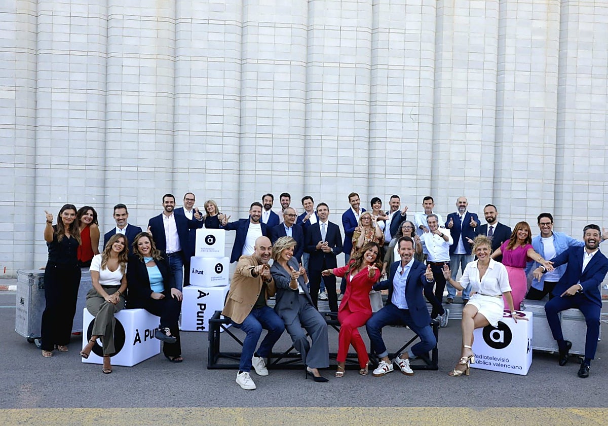 Presentadores de la nueva programación de À Punt.
