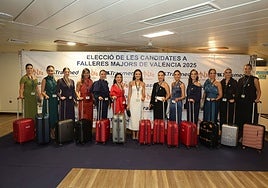 Crucero a Ibiza del pasado año con María Estela Arlandis (FMV 2024) y candidatas a corte 2025.