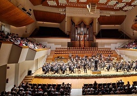 Actuación de la Banda Sinfónica Municipal de Valencia.