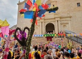 Momento de la bendición de los 'sangiles'.