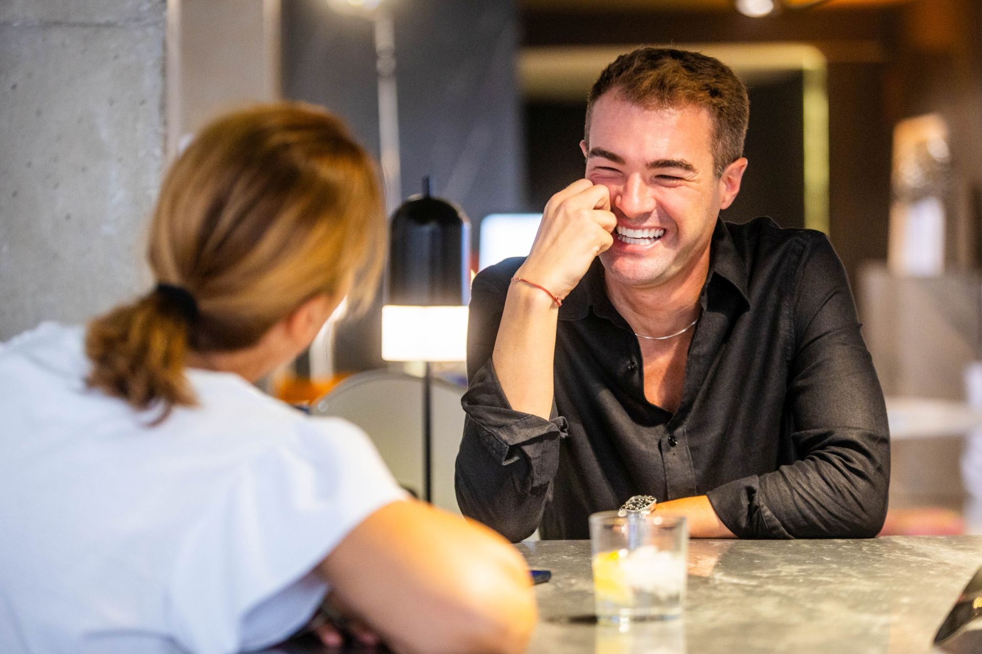 Sigfrido Serra, durante la entrevista en su estudio.
